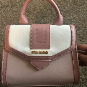 Steve Madden Two-Tone Pink and White Mini Bag